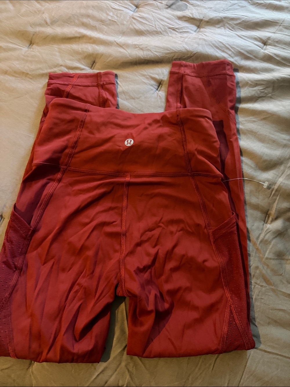lululemon athletica Deep Red/Maroon High-Rise Leggings